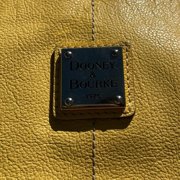 Dooney & Bourke Large Leather Satchel - Picture 4 of 10
